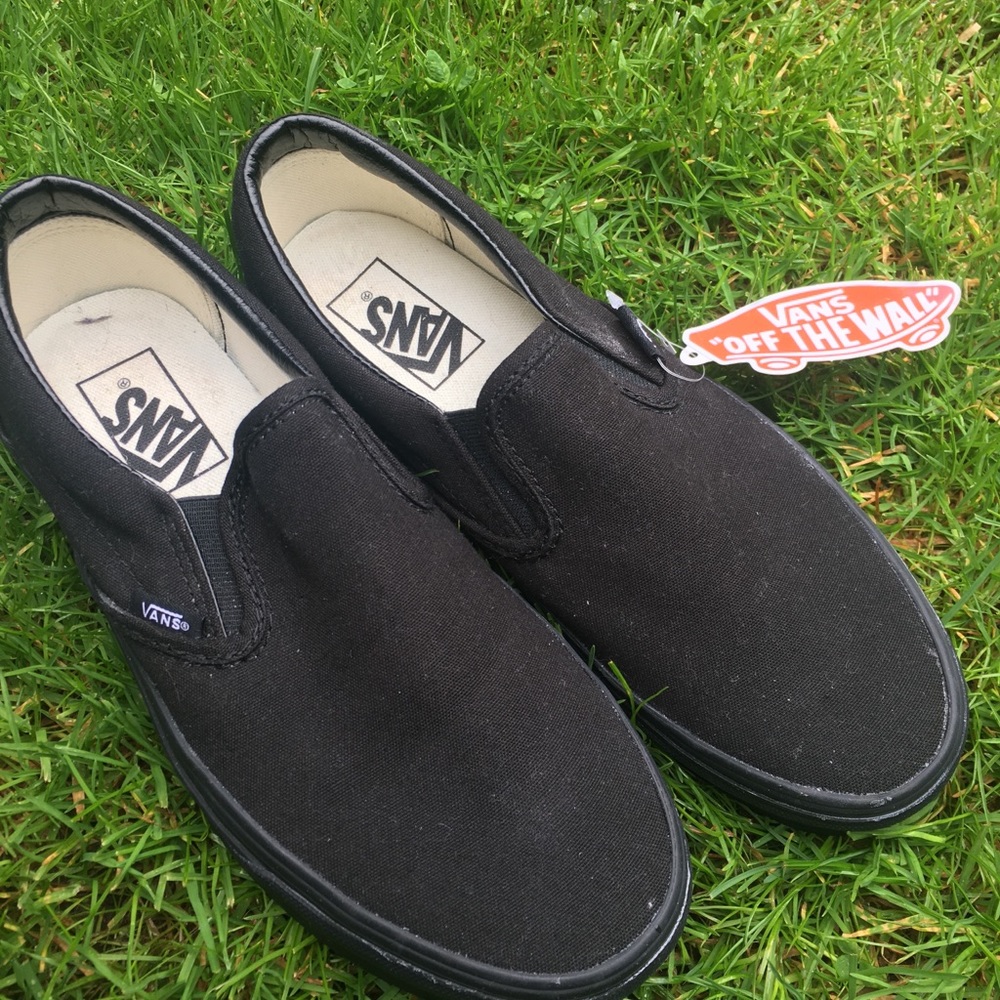 Vans black. Size 8